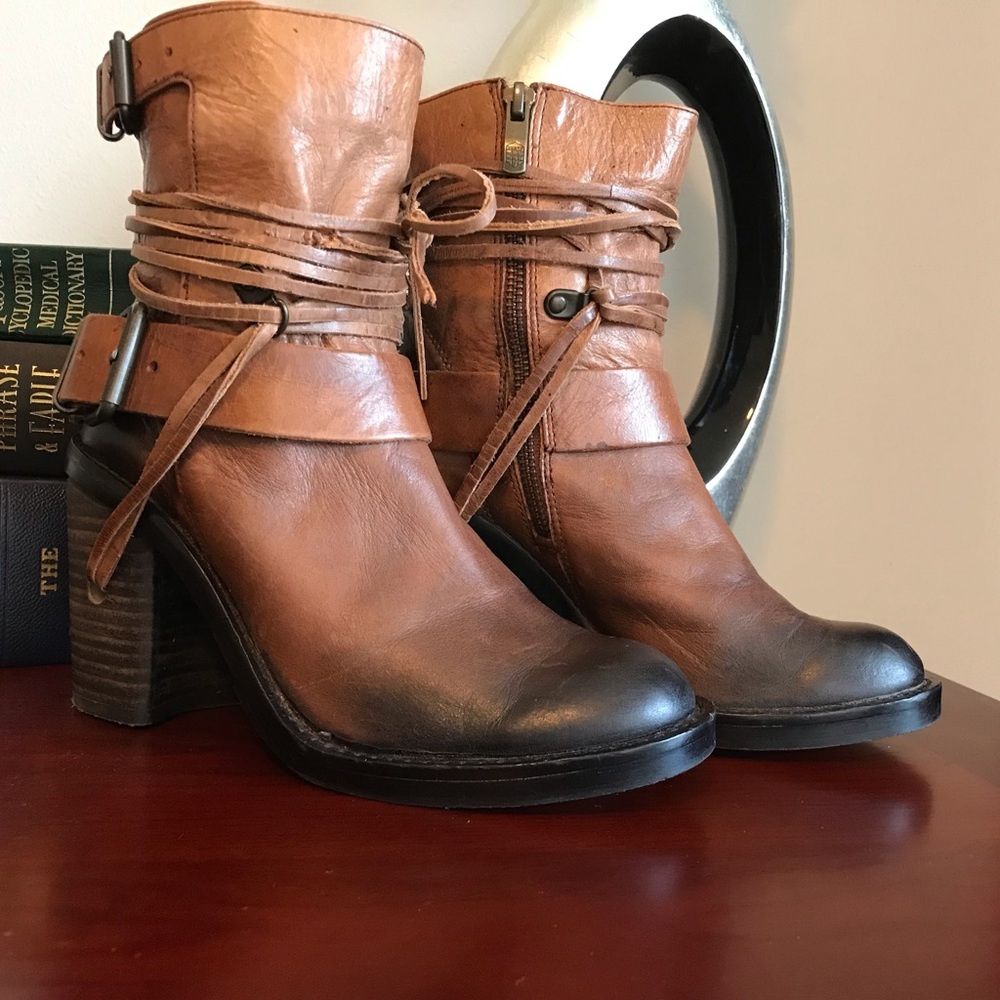 Vince Camuto 'Silas' ombre boho booties 6